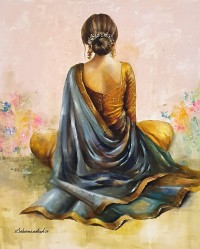 Sabeen Rashid, 18 x 24 Inches, Acrylic on Canvas, Figurative Painting, AC-SBRS-005